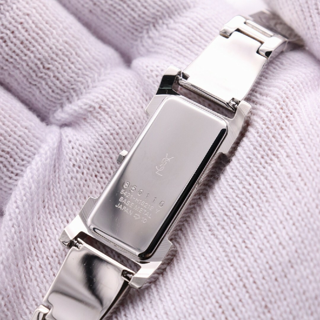 正規品【新品電池】YvessaintLaurent 5421/シルバー 動作良好-