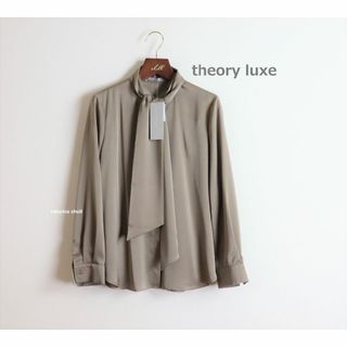 セオリーリュクス(Theory luxe)のtheory luxe 21AW ウォッシャブル ボウタイブラウス 新品(シャツ/ブラウス(長袖/七分))