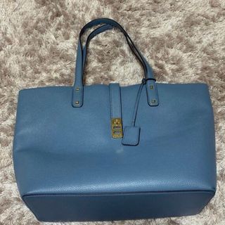 マイケルコース(Michael Kors)のマイケルコース　ブルー　バック(ハンドバッグ)