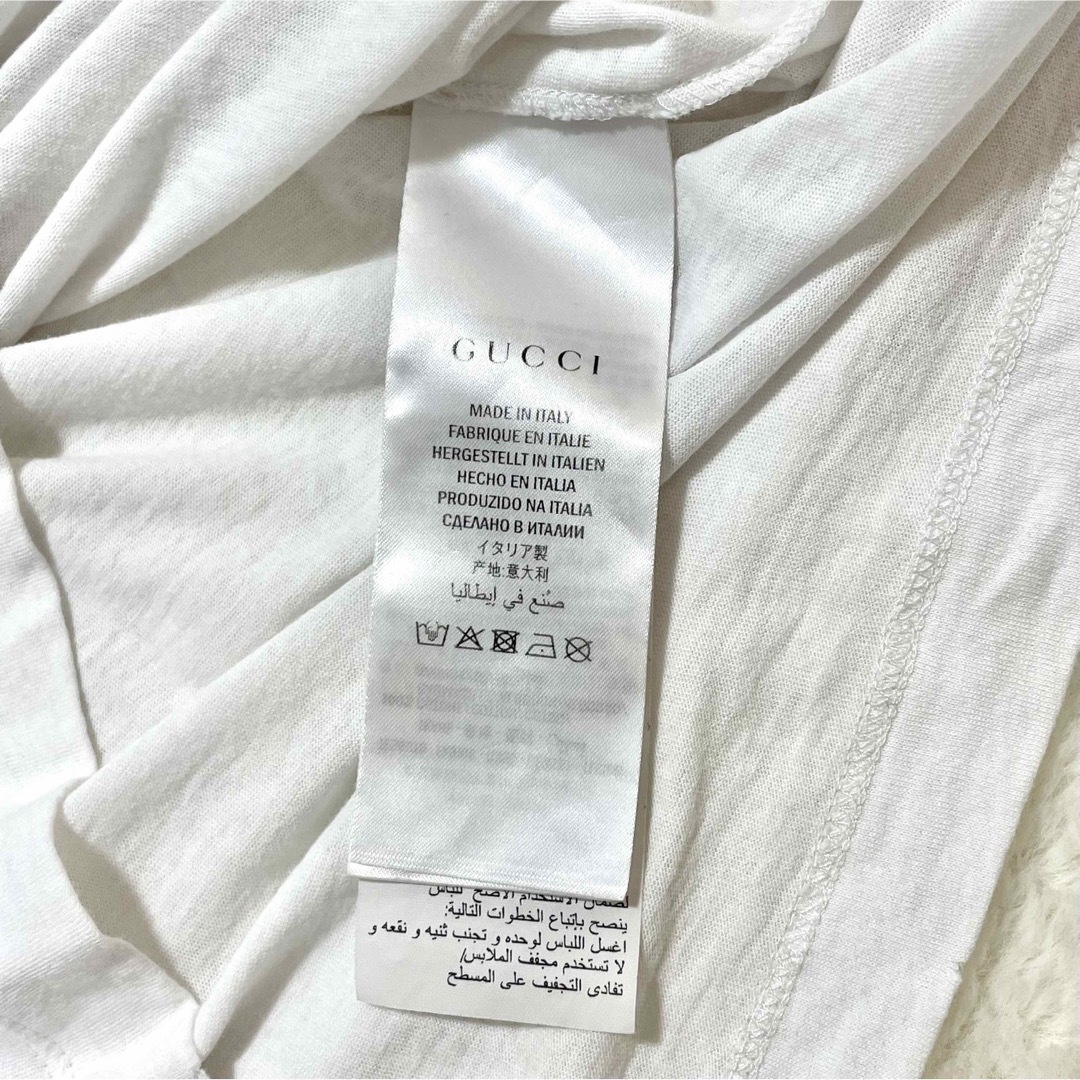 GUCCI グッチ ロゴTシャツ インターロッキング シェリーライン Mサイズ-