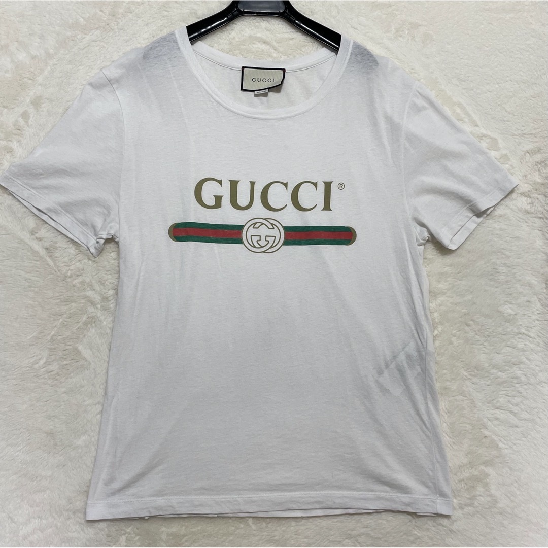 Gucci - GUCCI グッチ ロゴTシャツ インターロッキング シェリーライン