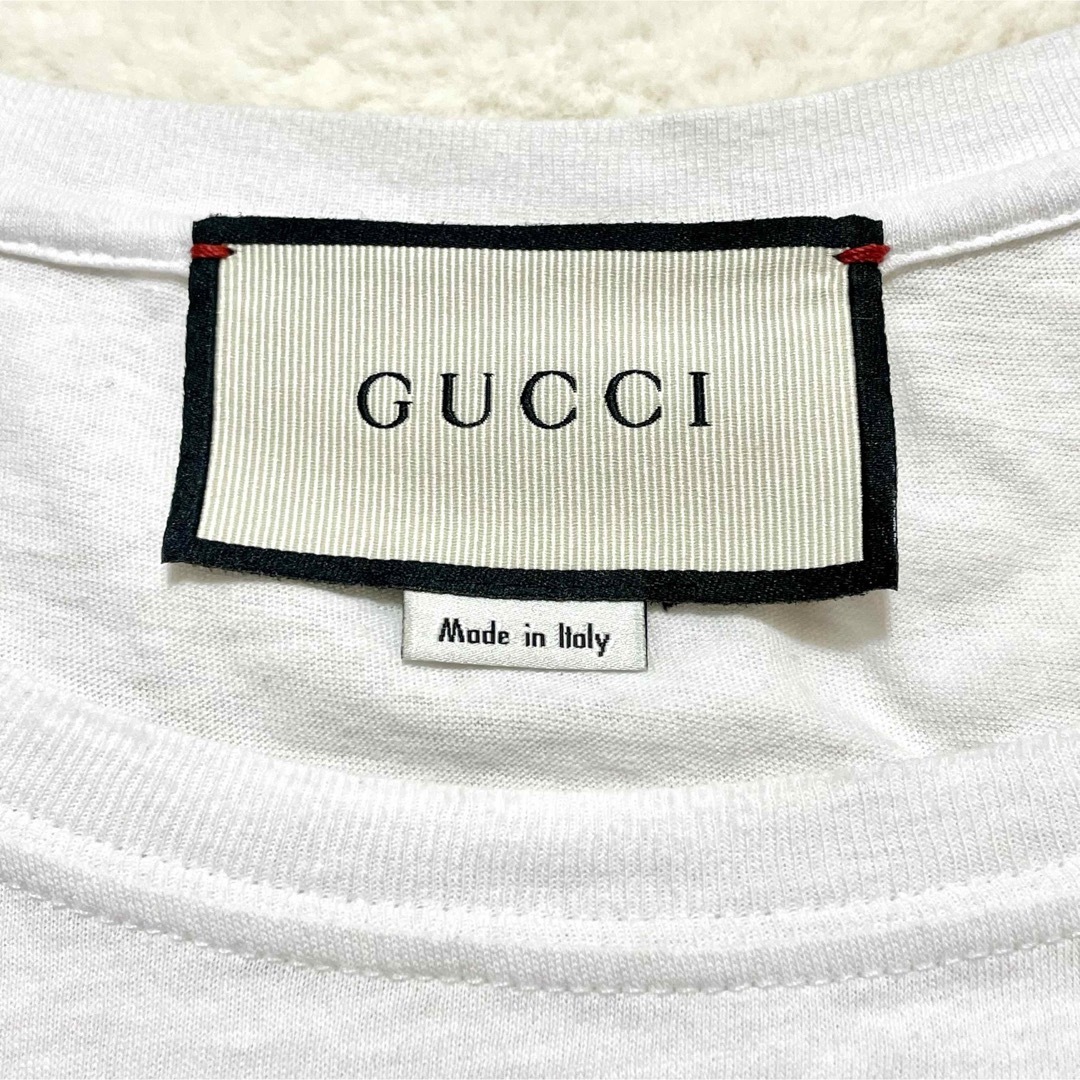 GUCCI グッチ ロゴTシャツ インターロッキング シェリーライン Mサイズ-