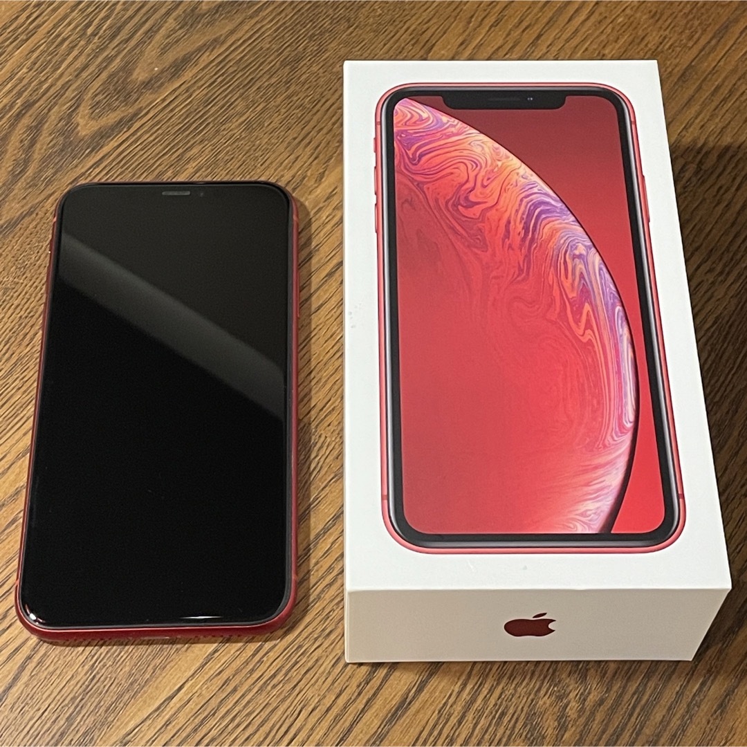 marukoさま専用　iPhone XR Red 64GB SIMフリースマートフォン/携帯電話