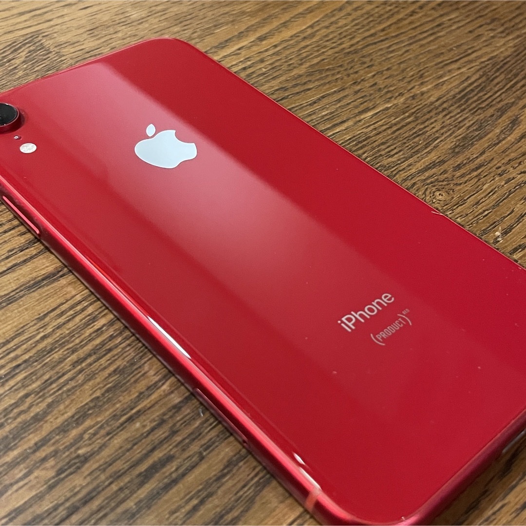 【最終値下げ】iphone xr RED  64GB SIMフリー