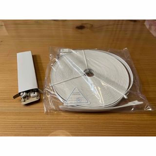 Ankuly LANケーブル 30m フラットCAT6準拠 1.5mm ホワイト(PC周辺機器)