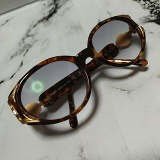 フェンディ(FENDI)の798超美品　フェンディ　メガネ　眼鏡　291　アンバー　鼈甲柄　ヴィンテージ(サングラス/メガネ)