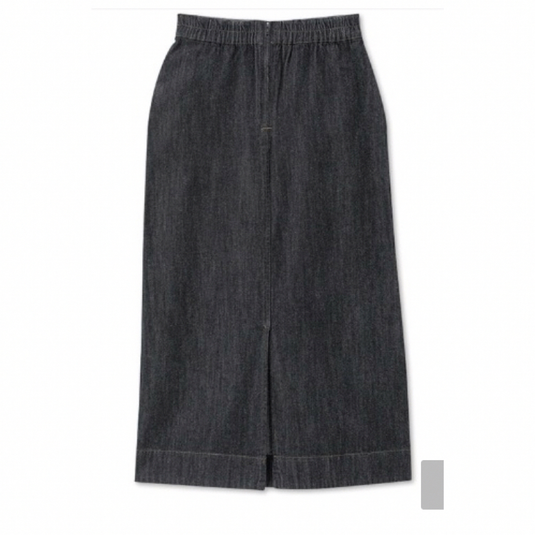 しまむら(シマムラ)のmir..×momo しまむら　桃　デニムスカート　ブラック　Mサイズ レディースのスカート(ロングスカート)の商品写真