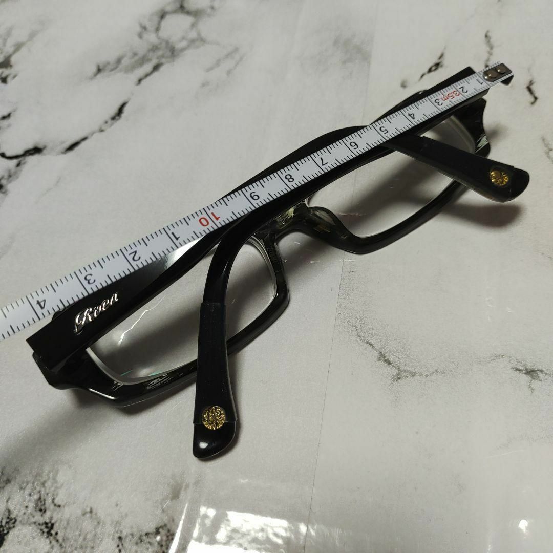 Roen - 799超美品 ロエン メガネ 眼鏡 6211 スクエア サイドロゴ 金