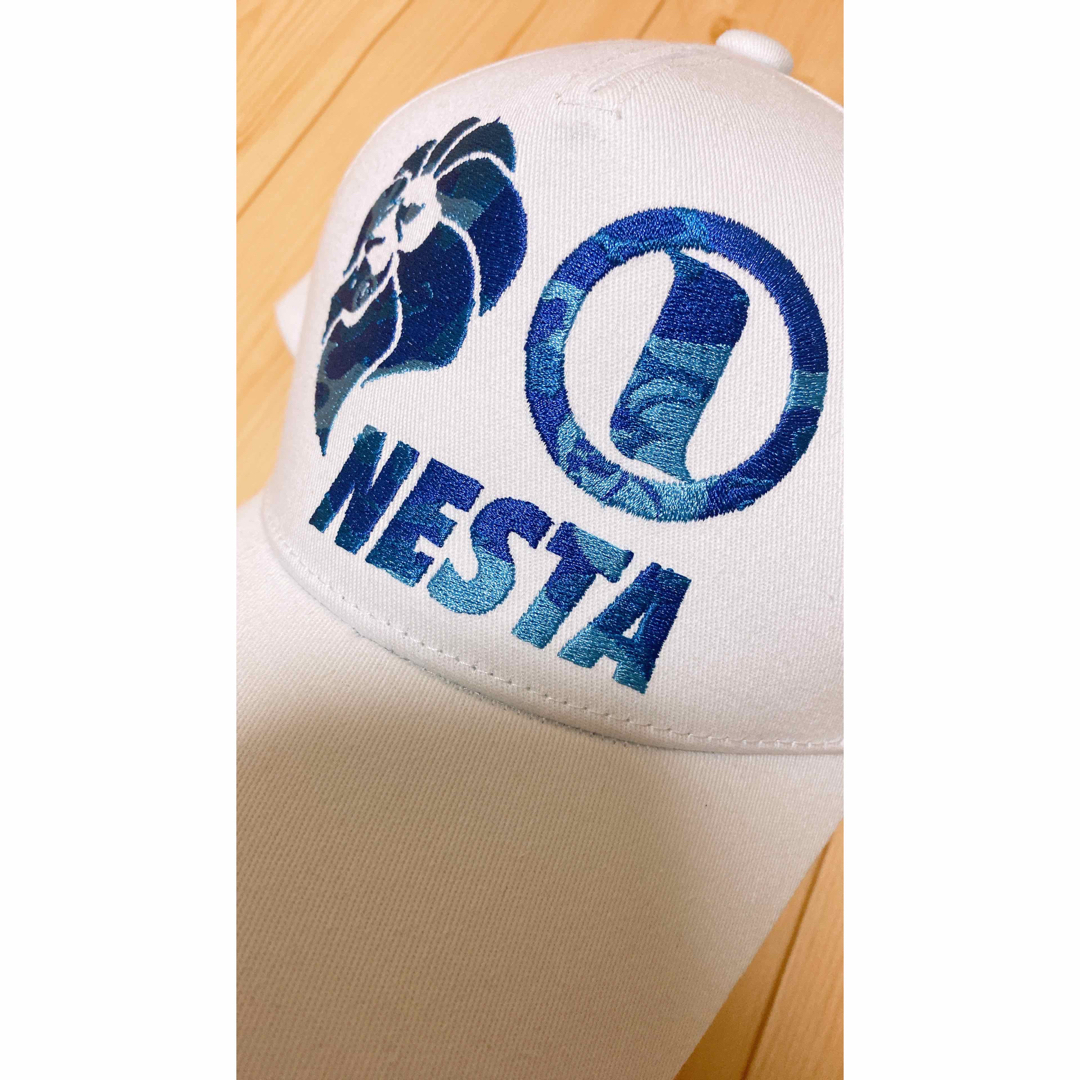 NESTA BRAND(ネスタブランド)のNESTA ライオントレードマーク 帽子 白 メンズの帽子(キャップ)の商品写真