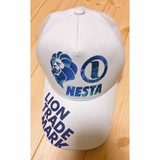 ネスタブランド(NESTA BRAND)のNESTA ライオントレードマーク 帽子 白(キャップ)