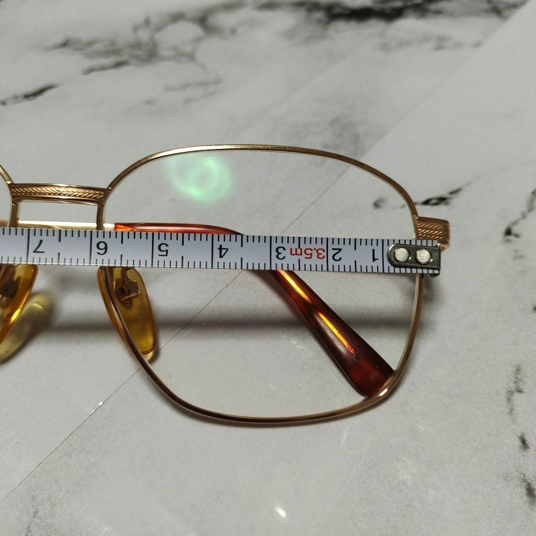 801超美品 フェンディ メガネ 眼鏡 4011 鼈甲 ヴィンテージ ゴールド