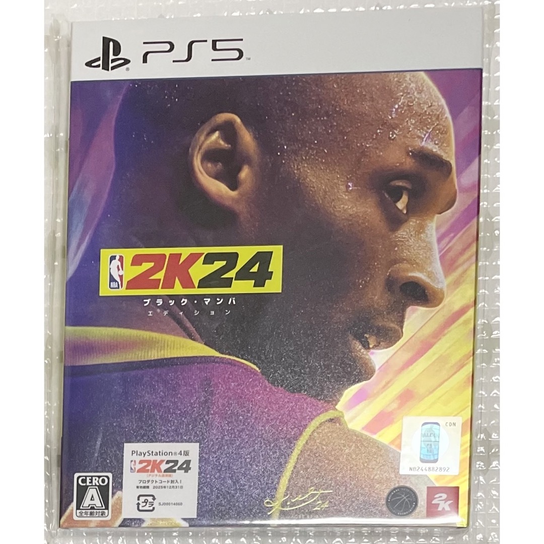 【新品未開封】PS5  NBA 2K24 ブラック・マンバ エディション