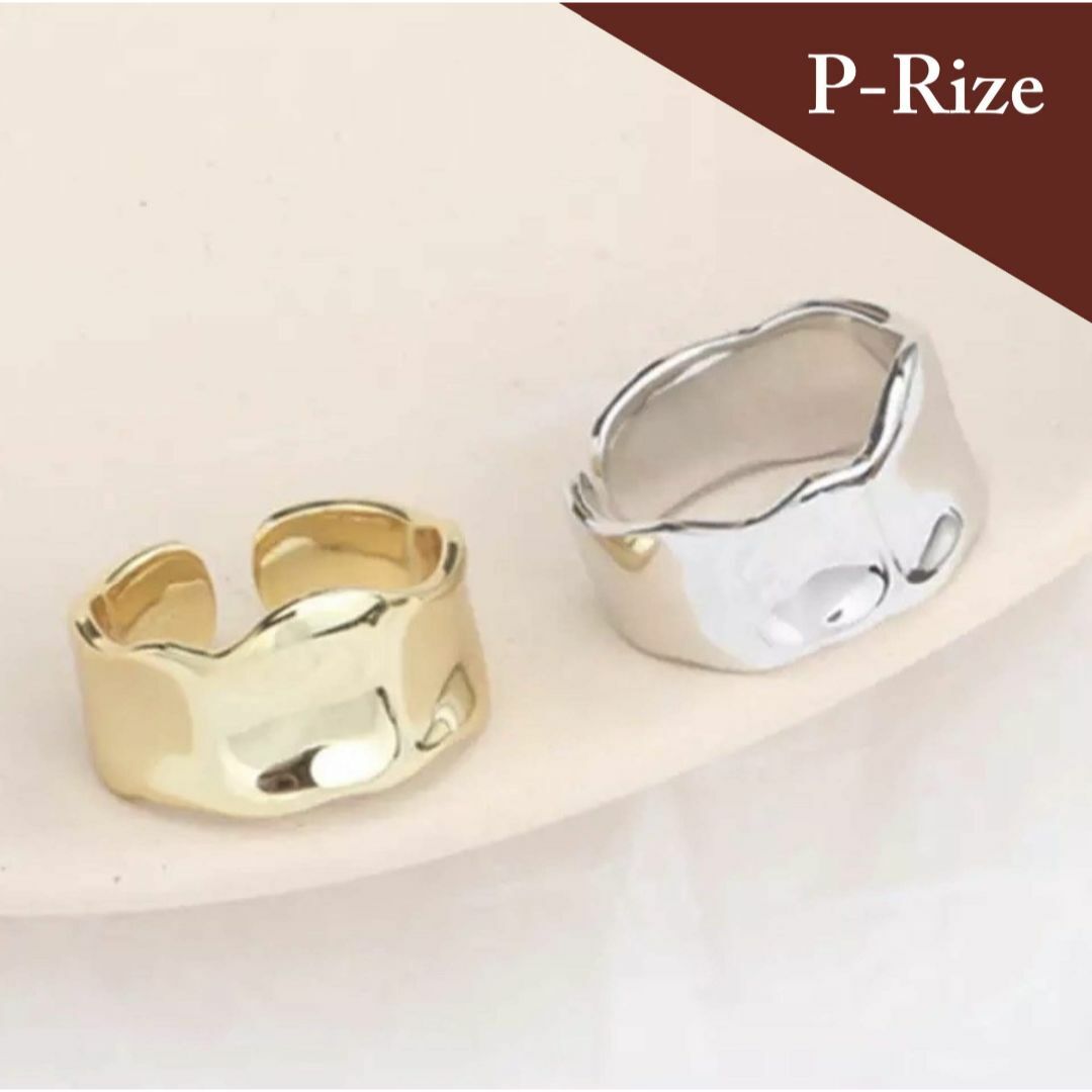 [P-Rize] リング 指輪 レディース 大ぶり オープン シリーズ シンプル 4