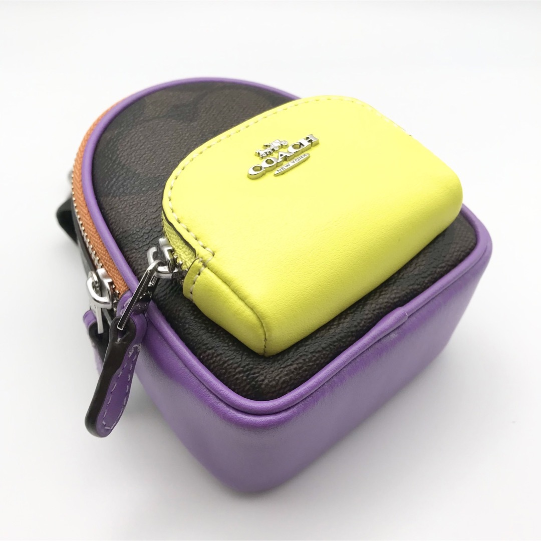 COACH ★大人気★ ミニコート バックパック バッグチャーム 新品 COACH ★大人気★ ミニコート バックパック バッグチャーム 新品