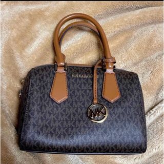 マイケルコース(Michael Kors)のMICHAEL KORS マイケルコース ミニボストンバッグ ブラウン(ハンドバッグ)