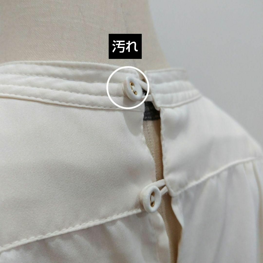 韓国服 パフスリーブ ブラウス レディース トップス  オフホワイト シャツ レディースのトップス(シャツ/ブラウス(長袖/七分))の商品写真