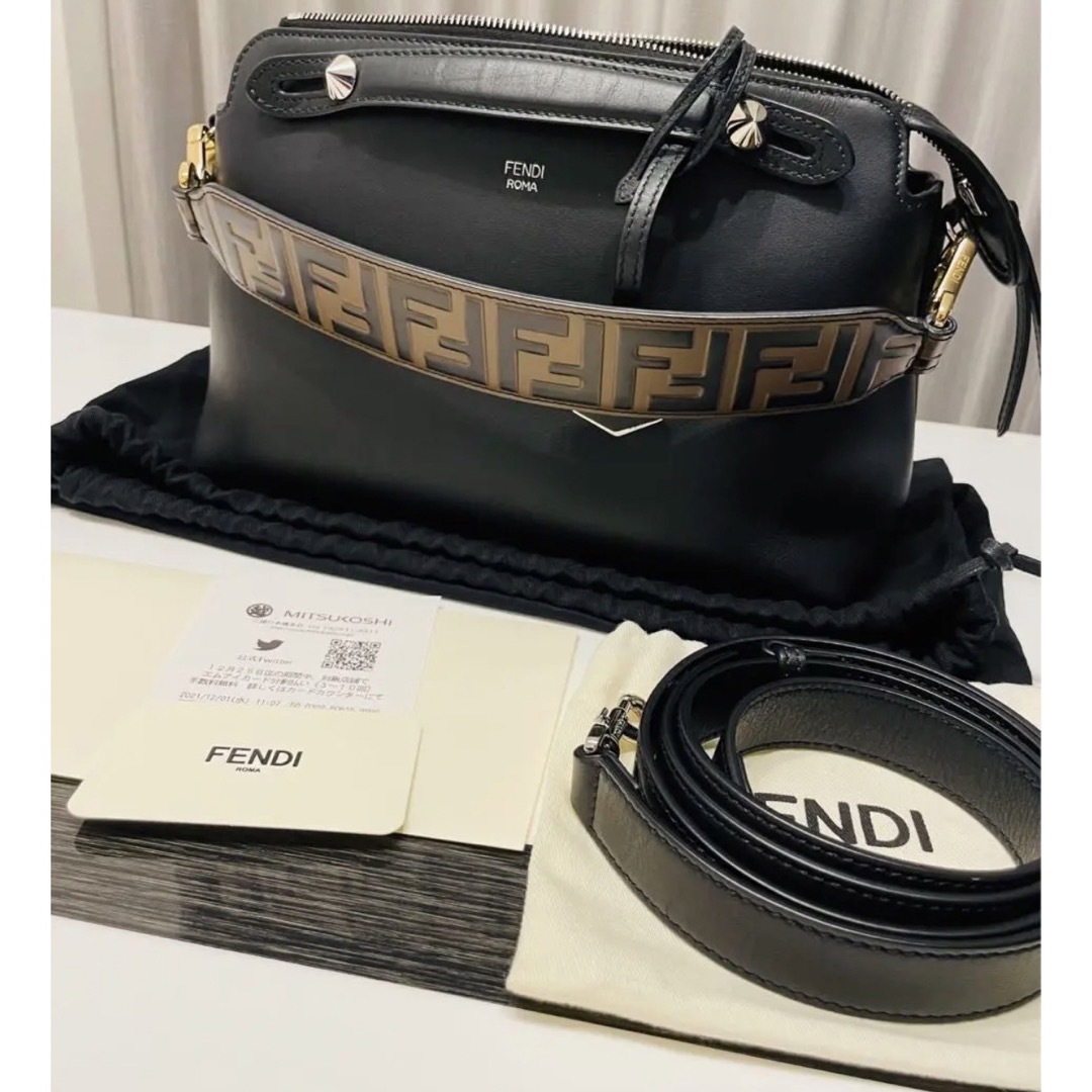 FENDI バイザウェイ ミディアムサイズ、ストラップユーミニサイズ-