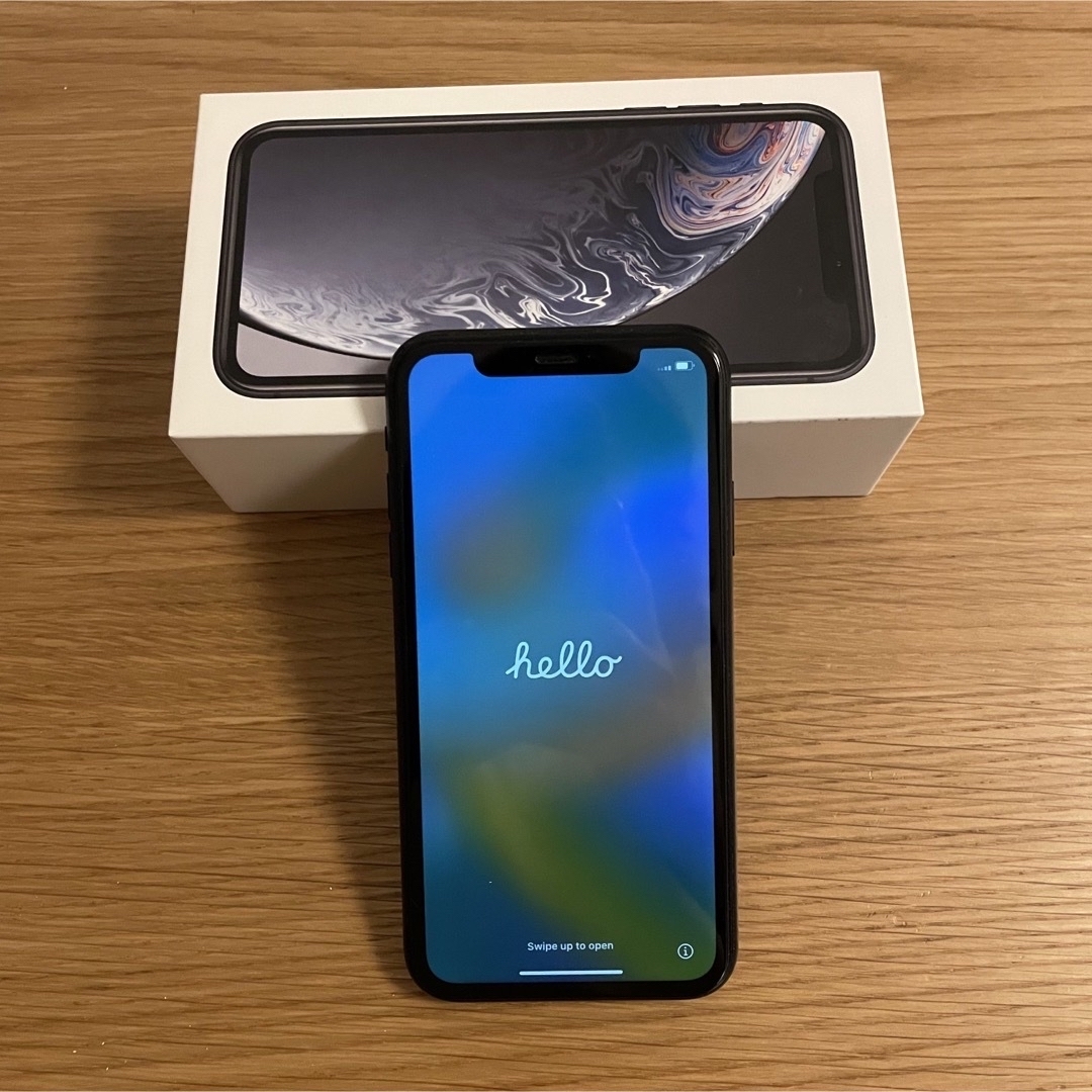 Apple(アップル)のえど様*専用☆ iPhone XR Black 128 GB SIMフリー スマホ/家電/カメラのスマートフォン/携帯電話(スマートフォン本体)の商品写真