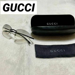 グッチ(Gucci)の【ケース付き豪華品】グッチ　GUCCI サングラス　バネ蝶番 メタル　アイウェア(サングラス/メガネ)