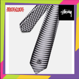 STUSSY  PSYCHEDELIC SILK JACQUARD TIE