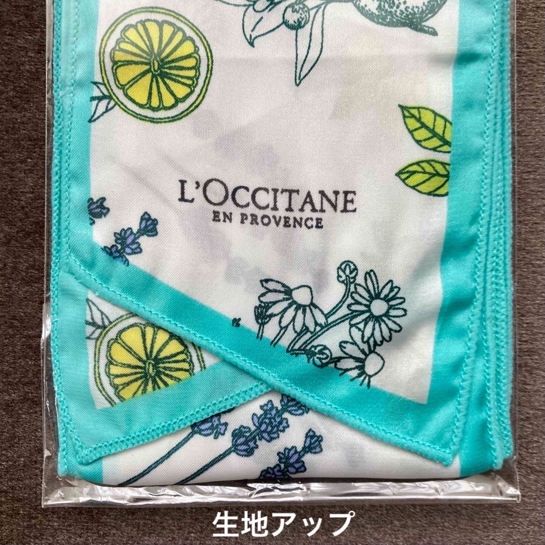 L'OCCITANE(ロクシタン)の新品未開封 L'OCCITANE ロクシタン ツイリースカーフ レディースのファッション小物(バンダナ/スカーフ)の商品写真