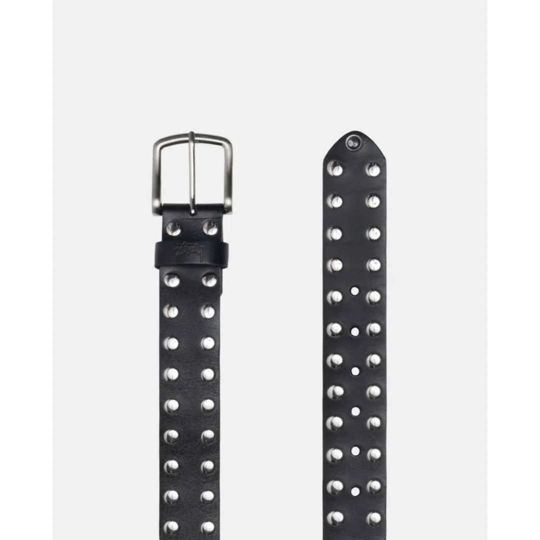 STUSSY(ステューシー)のStussy 8 BALL STUDDED BELT 黒 S/M メンズのファッション小物(ベルト)の商品写真