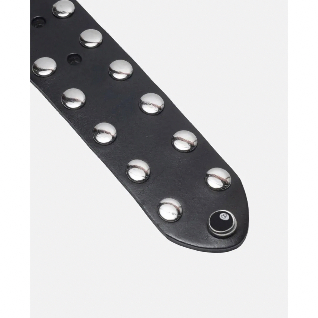 STUSSY(ステューシー)のStussy 8 BALL STUDDED BELT 黒 S/M メンズのファッション小物(ベルト)の商品写真