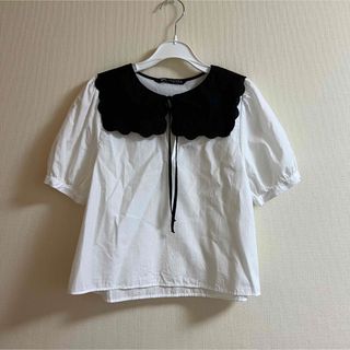 ザラ(ZARA)のZARA ブラウス(シャツ/ブラウス(半袖/袖なし))