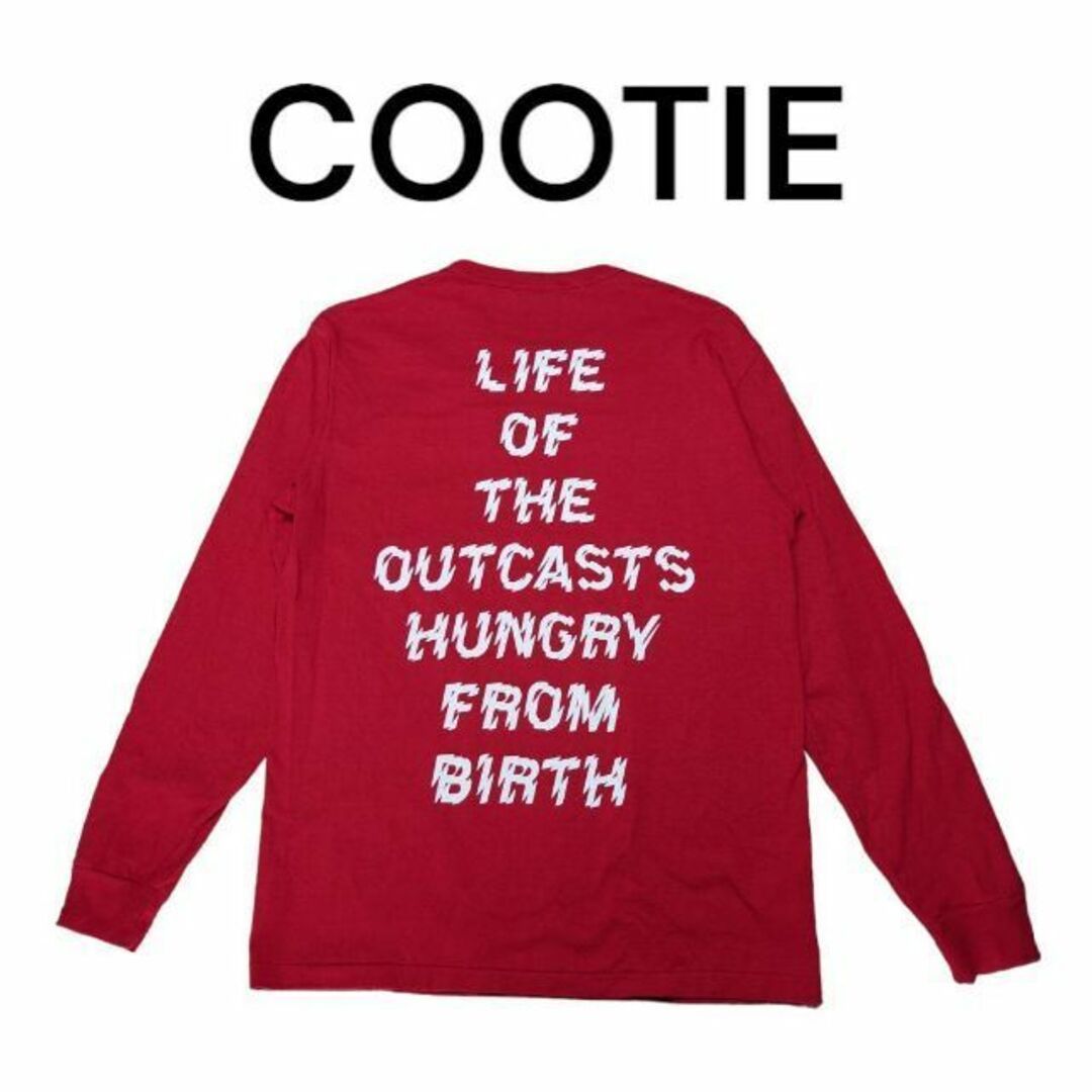 COOTIE　ビッグプリント　ロンT　クーティ　降谷建志　kj 　長袖Tシャツ