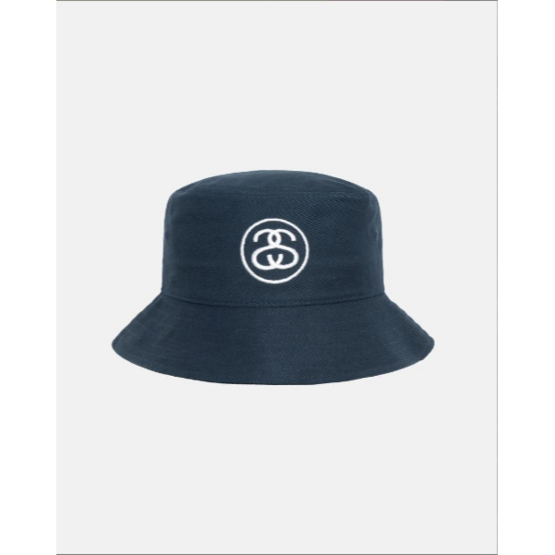 Stussy DEEP BUCKET HAT SS-LINK L/XL Navy - ハット