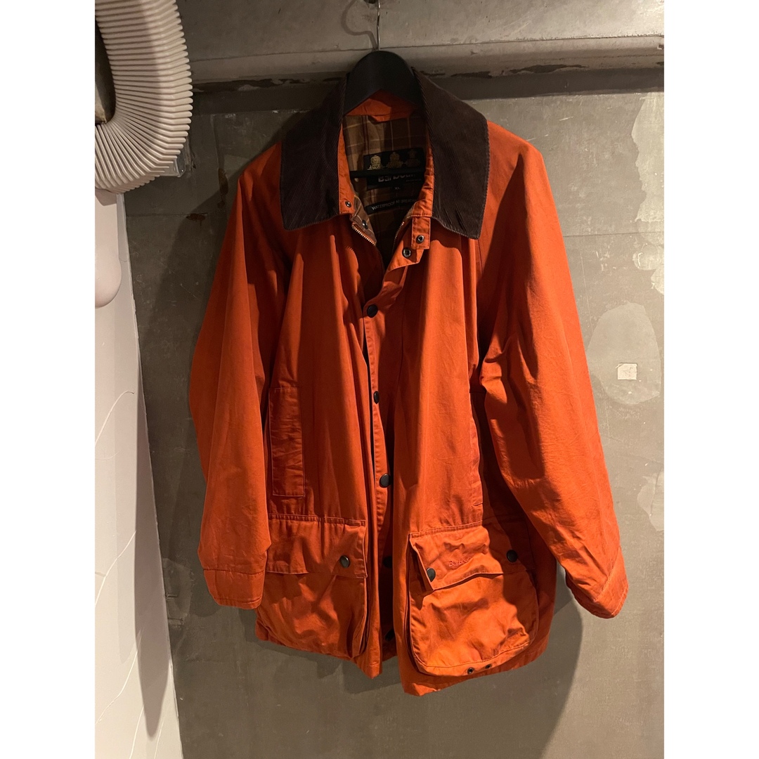バブアー　オレンジ　コート　ジャケット　barbour | フリマアプリ ラクマ
