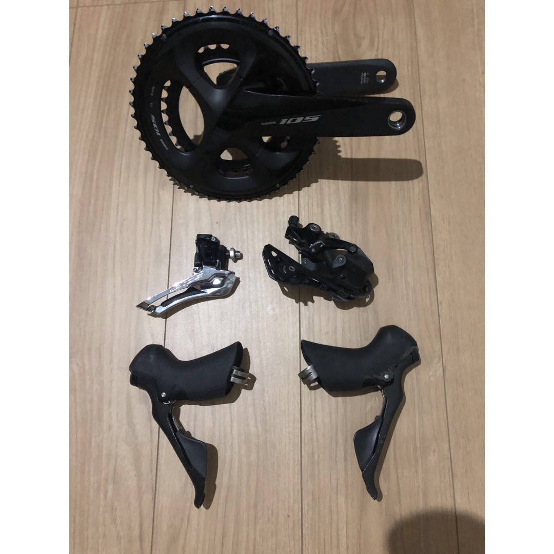 SHIMANO - stiレバー 105 r7000 クランク フロント リアディレイラー ...