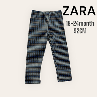 ザラキッズ(ZARA KIDS)のZARA 秋 チェックズボン size90(パンツ/スパッツ)