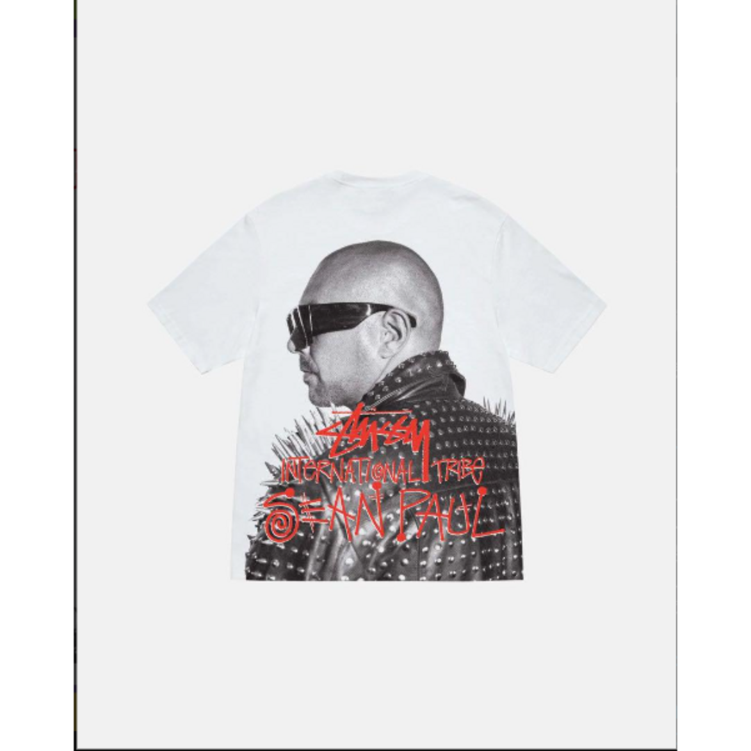 STUSSY(ステューシー)のSTÜSSY & SEAN PAUL TEE 白 L メンズのトップス(Tシャツ/カットソー(半袖/袖なし))の商品写真