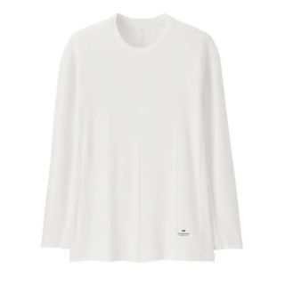 ユニクロ(UNIQLO)のヒートテック リブクルーネックT 長袖Mサイズ(Tシャツ/カットソー(七分/長袖))