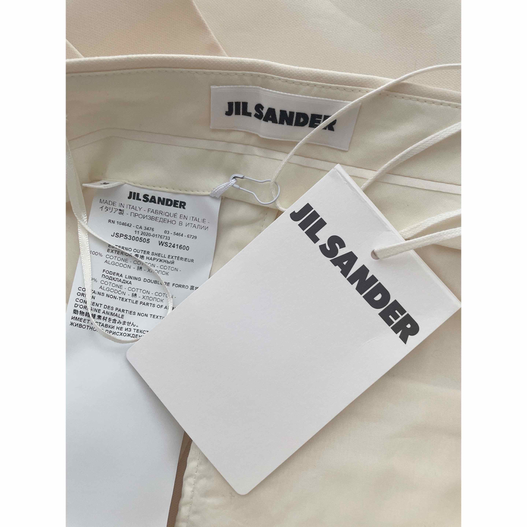 【新品】JIL SANDER ジルサンダー　ハイウエスト パンツ アイボリー