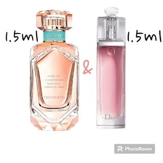 ティファニー(Tiffany & Co.)のティファニーローズゴールド ディオールアディクトオーフレッシュお試し各1.5ml(香水(女性用))