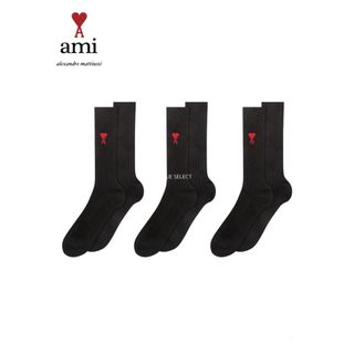 アミ(ami)の人気即完品！　23SS AMI PARIS  3PAC SOCKS(ソックス)