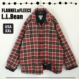 llbean エルエルビーン フランネルシャツ ジャケット ボア