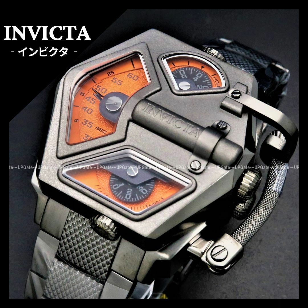 クォーツ＆手巻き式の2段フェイス★ INVICTA AKULA 39934