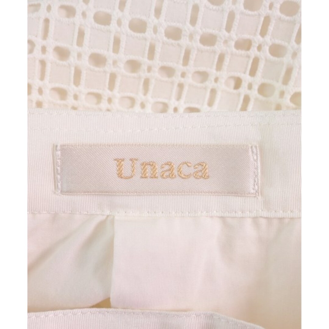 UNACA 白タイトスカート　Mサイズ