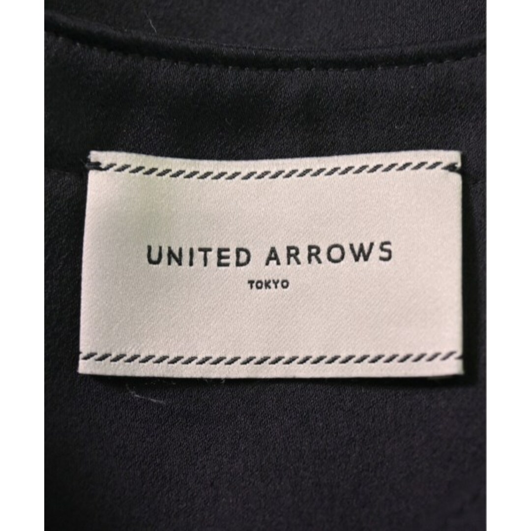 UNITED ARROWS(ユナイテッドアローズ)のUNITED ARROWS ユナイテッドアローズ ブラウス -(M位) 黒 【古着】【中古】 レディースのトップス(シャツ/ブラウス(長袖/七分))の商品写真