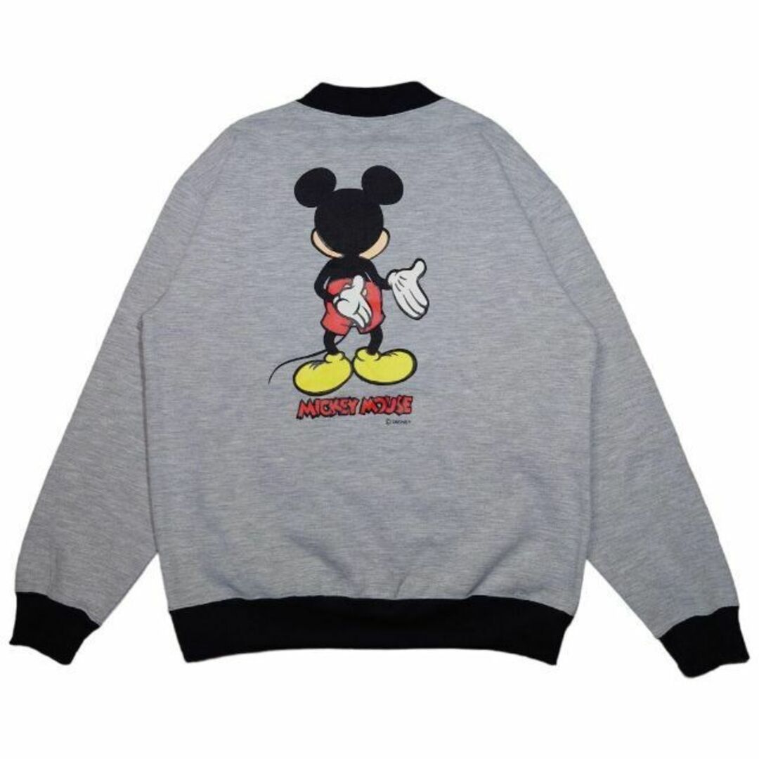 ミッキーマウス - Mickey 両面ビッグプリント リンガースウェット