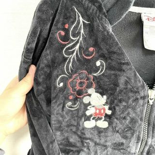 Disney - ディズニー ミッキーマウス 刺繍 スウェット パーカーXL
