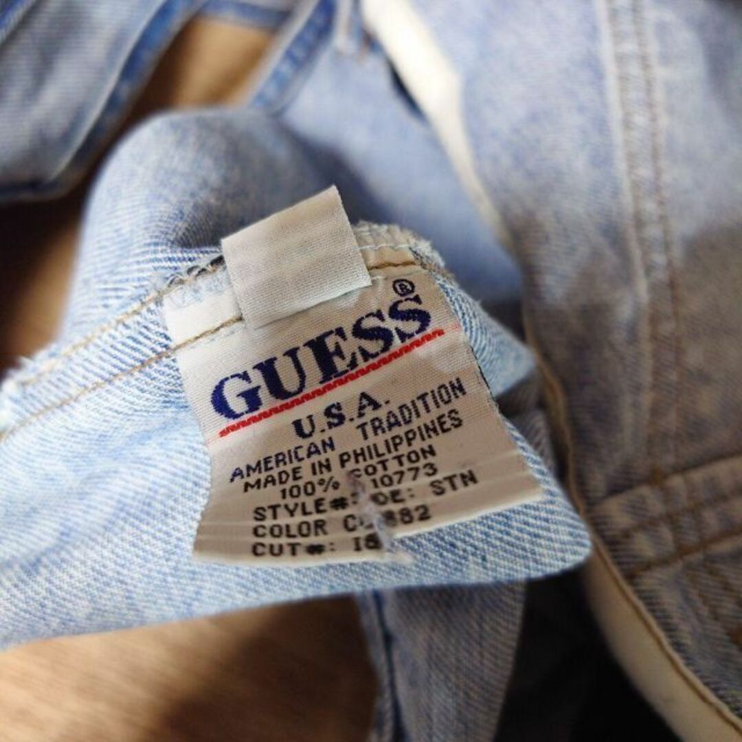 GUESS - 90s GUESS USA デニムオーバーオール 古着 オールインワンの