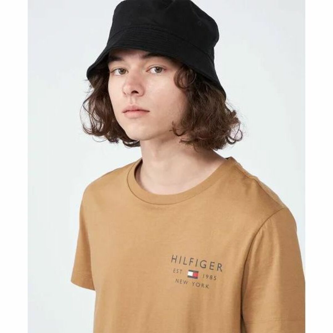 TOMMY HILFIGER(トミーヒルフィガー)の⭐️新品⭐️ スモールロゴTシャツ ブラウン Lサイズ　MW30033 メンズのトップス(Tシャツ/カットソー(半袖/袖なし))の商品写真