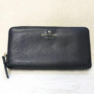 ケイトスペードニューヨーク(kate spade new york)のkate spade new york　長財布　ラウンドジップ　レザー(財布)