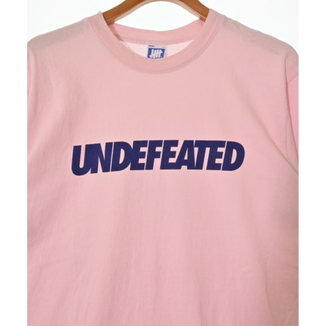UNDEFEATED(アンディフィーテッド)のUNDEFEATED アンディフィーテッド Tシャツ・カットソー M ピンク 【古着】【中古】 メンズのトップス(Tシャツ/カットソー(半袖/袖なし))の商品写真