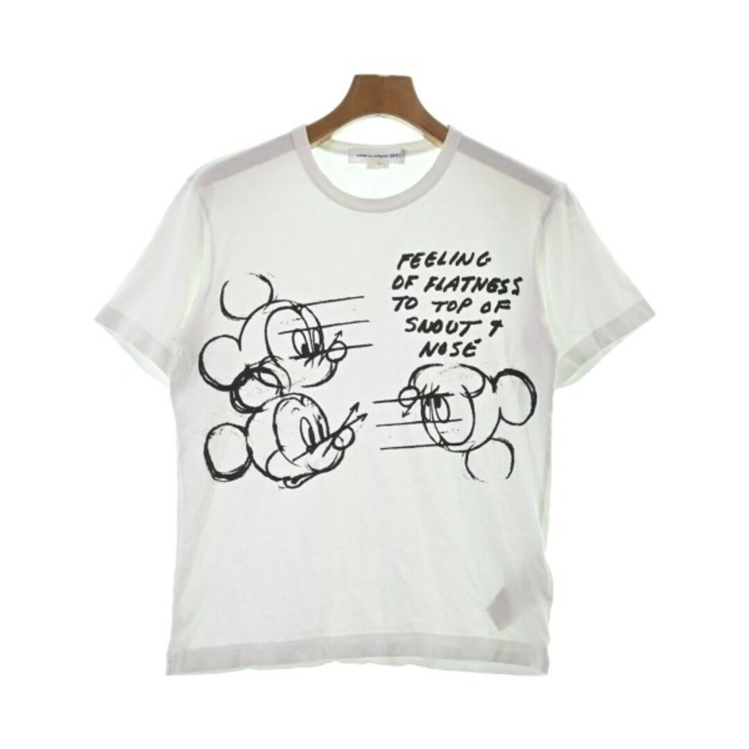 COMME des GARCONS SHIRT Tシャツ・カットソー S 白 【古着】【中古】 | フリマアプリ ラクマ