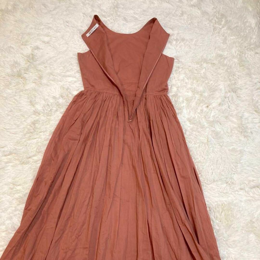 MARIHA　夏のレディのドレス　ノースリーブロングワンピース　フレア　ピンク 4